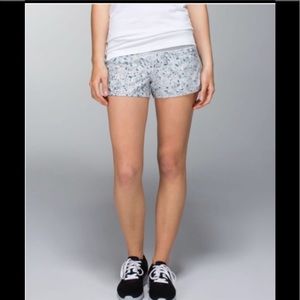 Lululemon Speed Short in Not So Petite Fleur